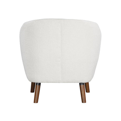 Cutler Textured Accent Chair in White
