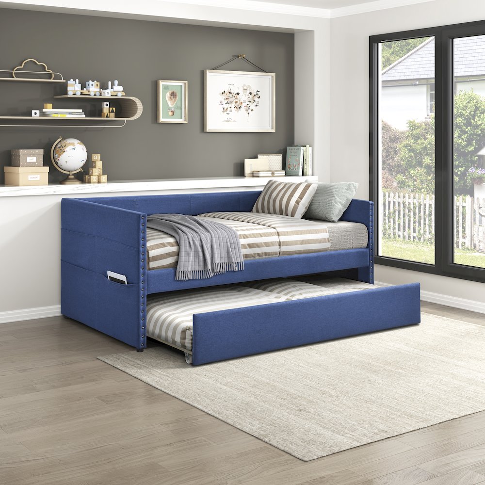 Boynton Textured Daybed in Blue