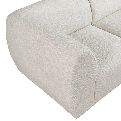 Franz Chenille 4-Piece Modular Sectional in Beige
