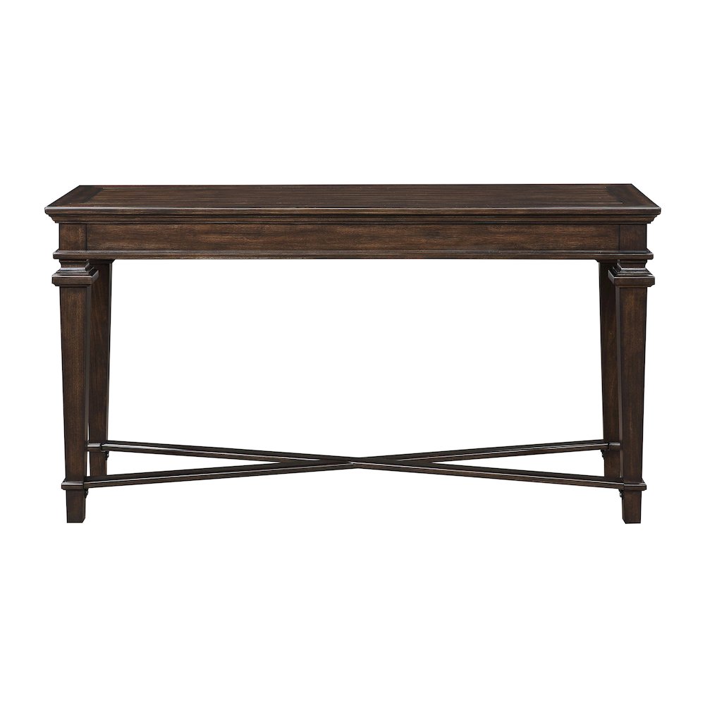 Tobias Poplar Sofa Table in Espresso