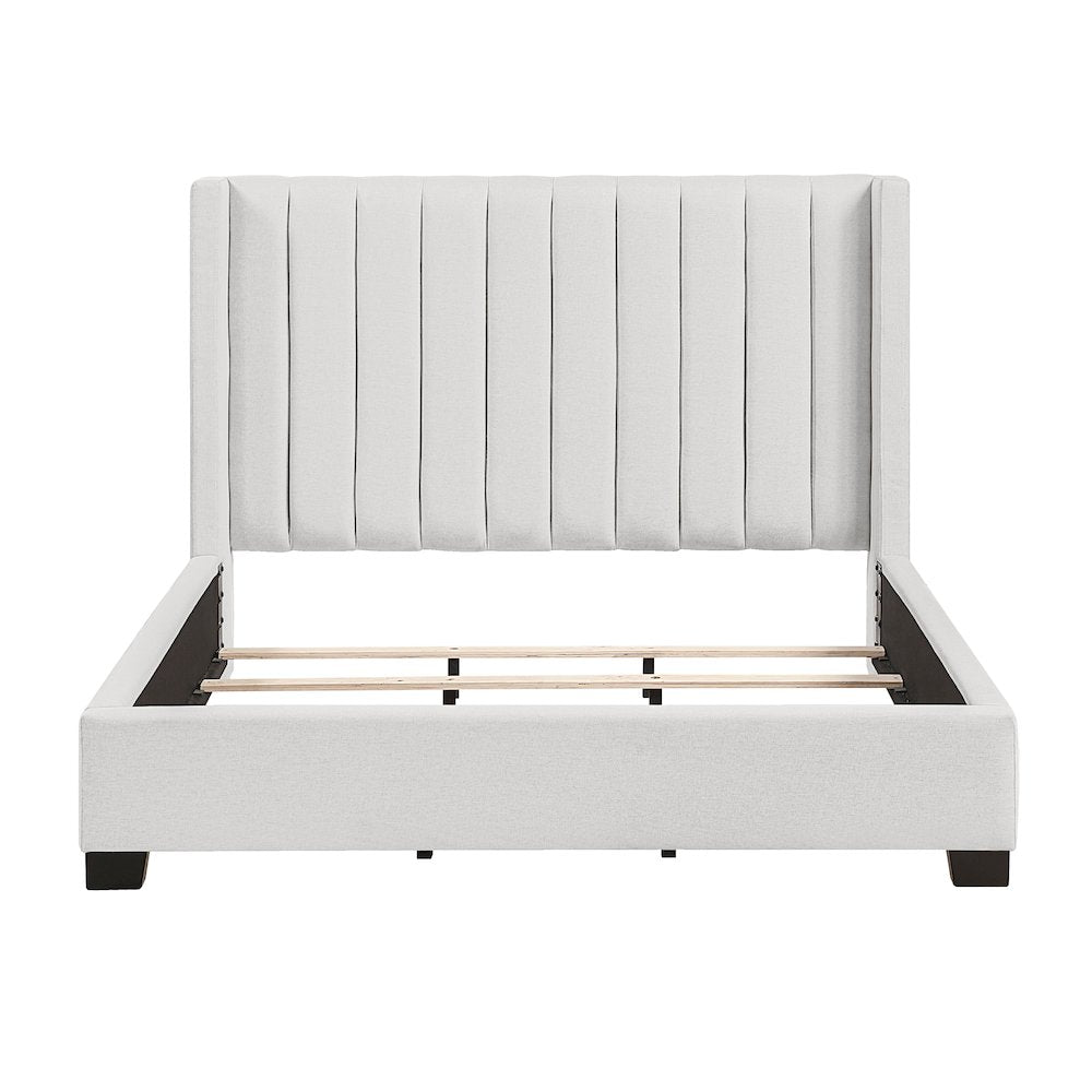 Emerson Textured Queen Bed in a Box in Beige