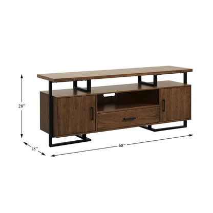 Sedley Rubberwood 3pc Set (TV+2SP) in Walnut