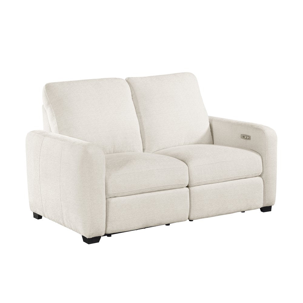 Vera Chenille 3pc Set: Sofa, Love, Chair in Beige