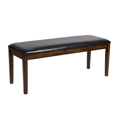 Delmar Asian Hardwood 6-Piece Pack Dinette Set in Espresso