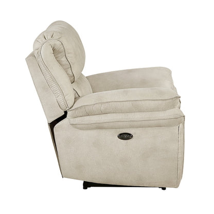 Proctor Microfiber Power Reclining Chair in Sand