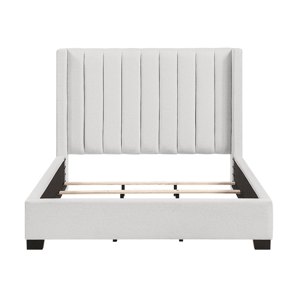 Emerson Textured Full Bed in a Box in Beige