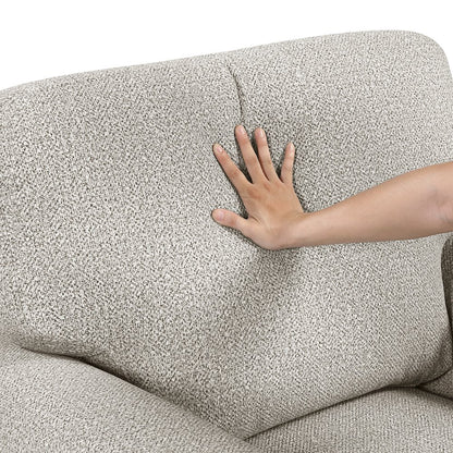 Lemond Chenille Love Seat in Gray