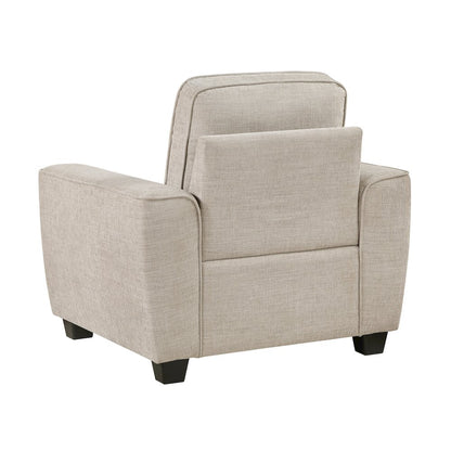 Zander Chenille Chair in Taupe