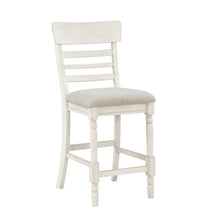 Alburgh Textured Counter Height Chair, set of 2 in Light gray