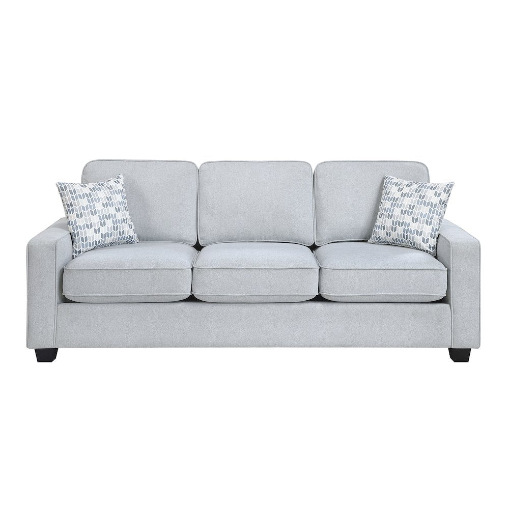 Gael Textured Sofa in Gray