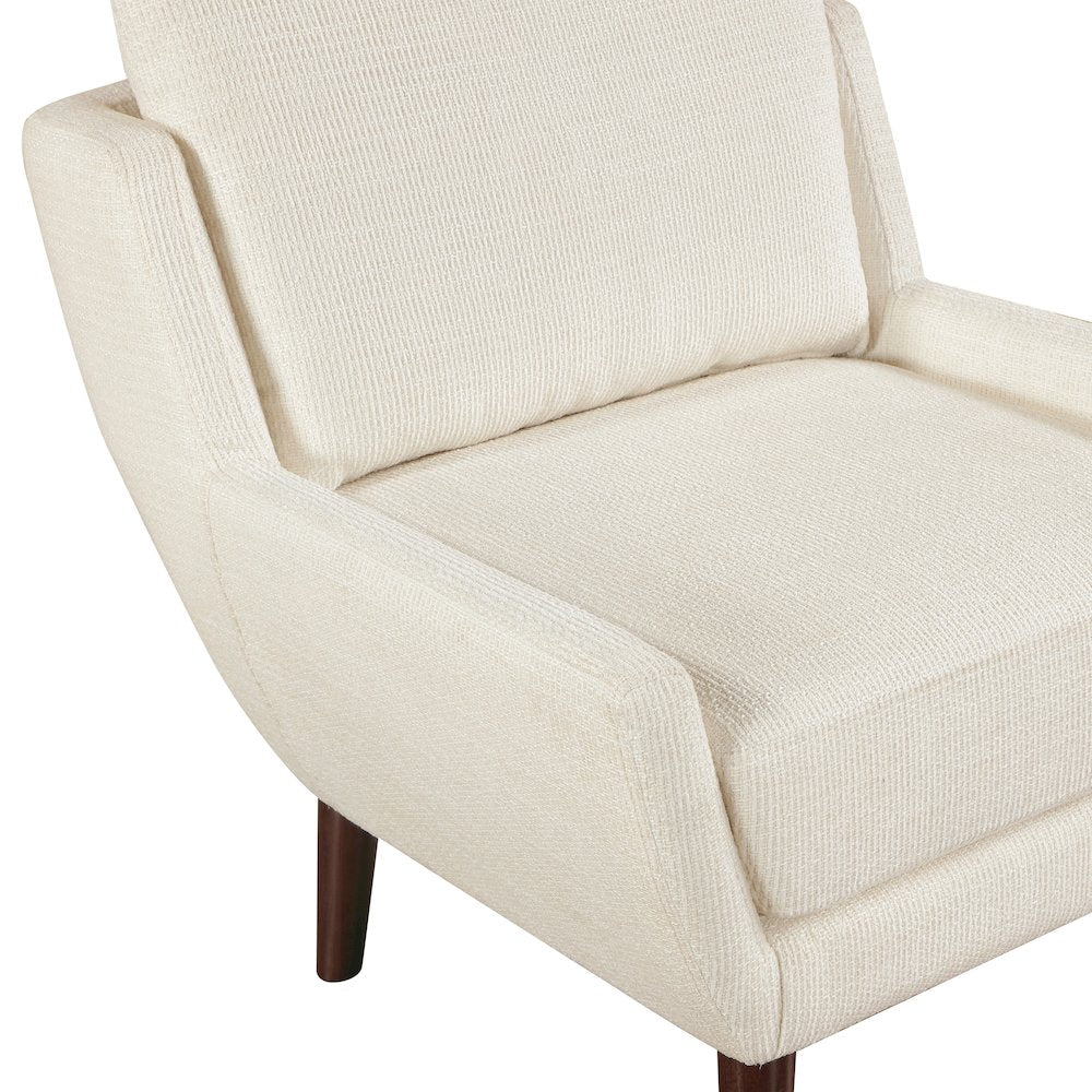 Ellie Chenille Accent Chair in Beige