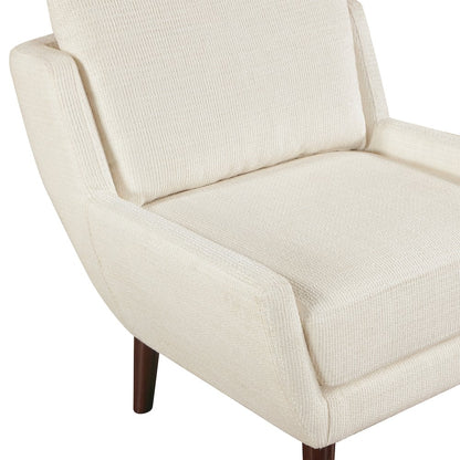 Ellie Chenille Accent Chair in Beige