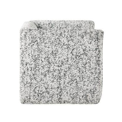 Finnegan Jacquard Swivel Chair in Gray