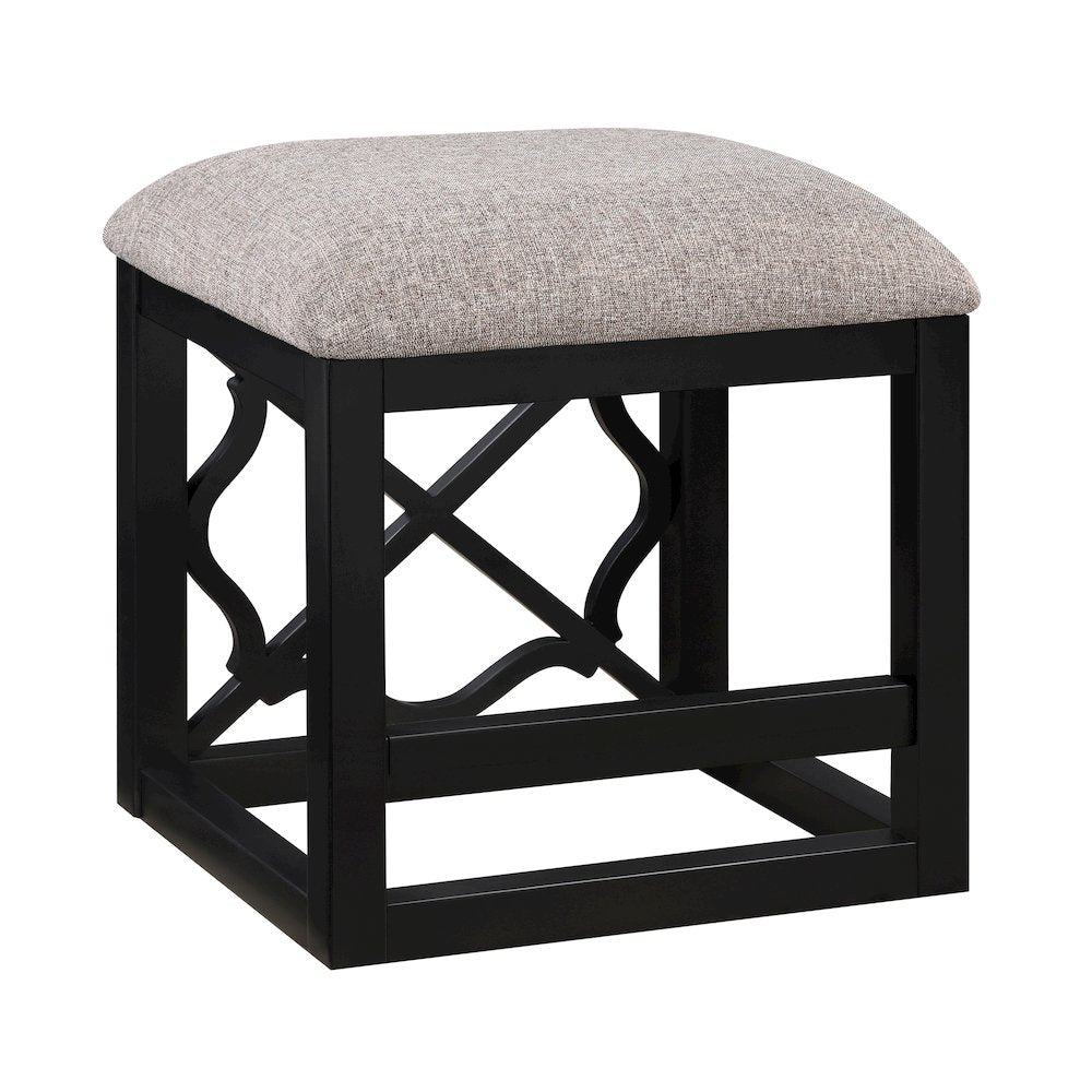 Salina Textured 3-Piece Pack Desks with Stool Set in Light Brown