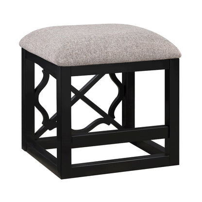 Salina Textured 3-Piece Pack Desks with Stool Set in Light Brown
