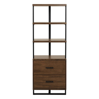 Sedley Rubberwood Side Pier in Walnut