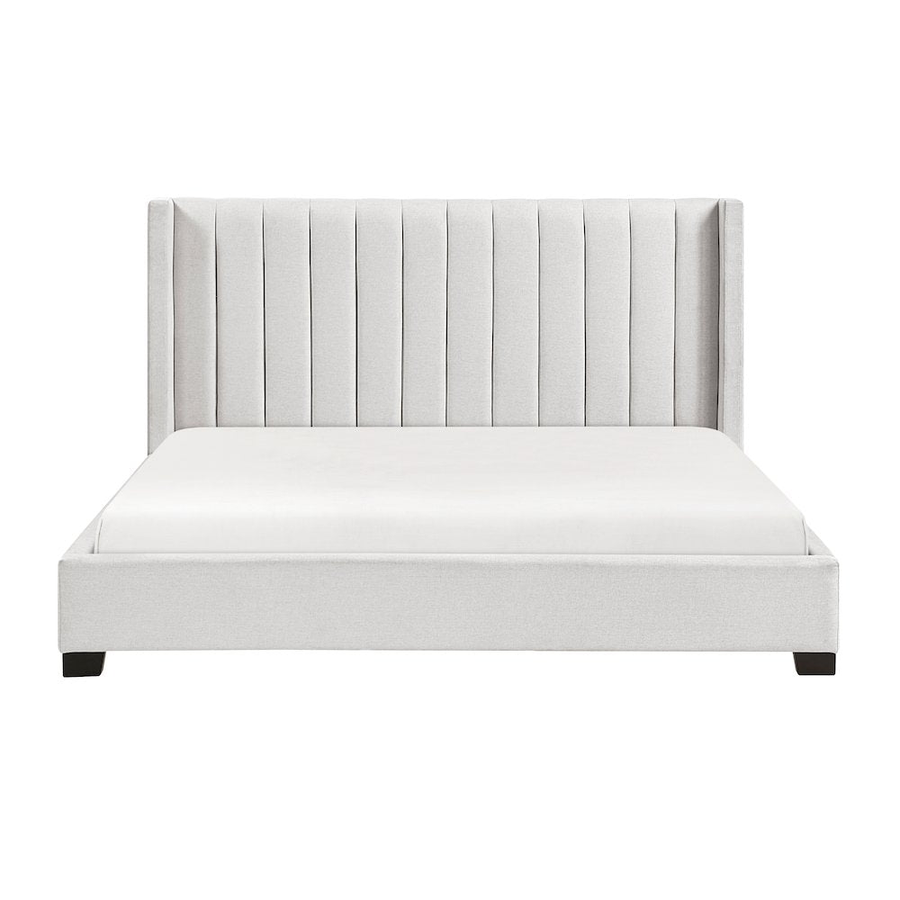 Emerson Textured California King Bed in a Box in Beige