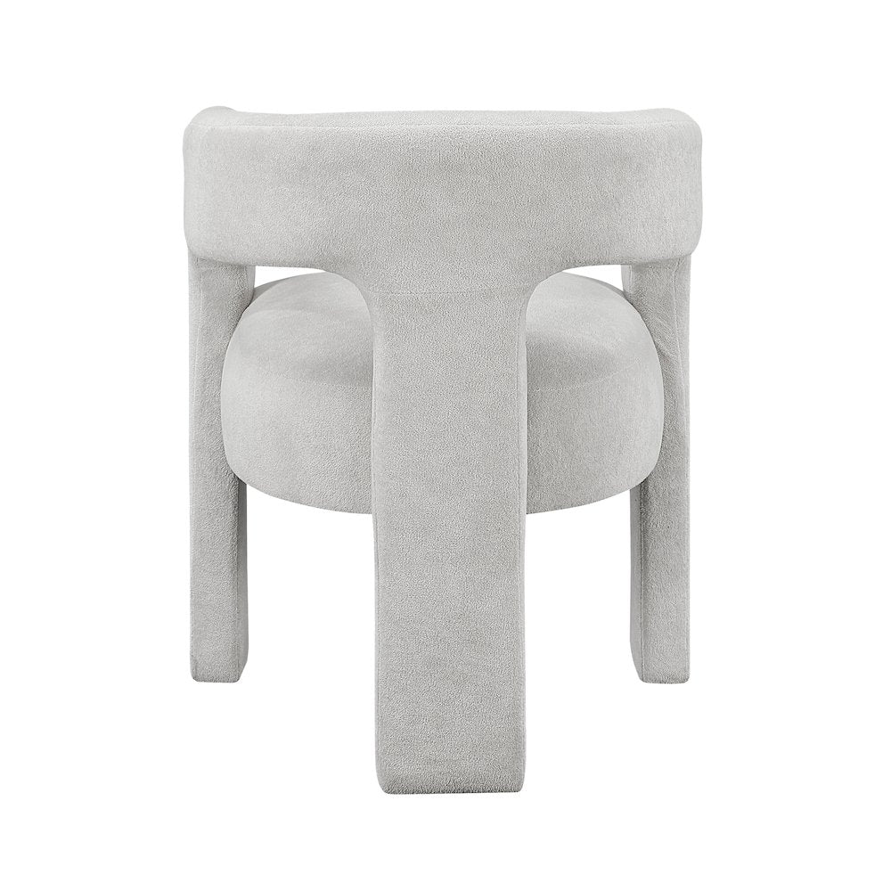 Marais Boucle Dining Chairs, Set of 2 in Light Gray