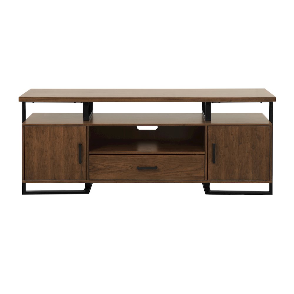 Sedley Rubberwood 68" TV Stand in Walnut