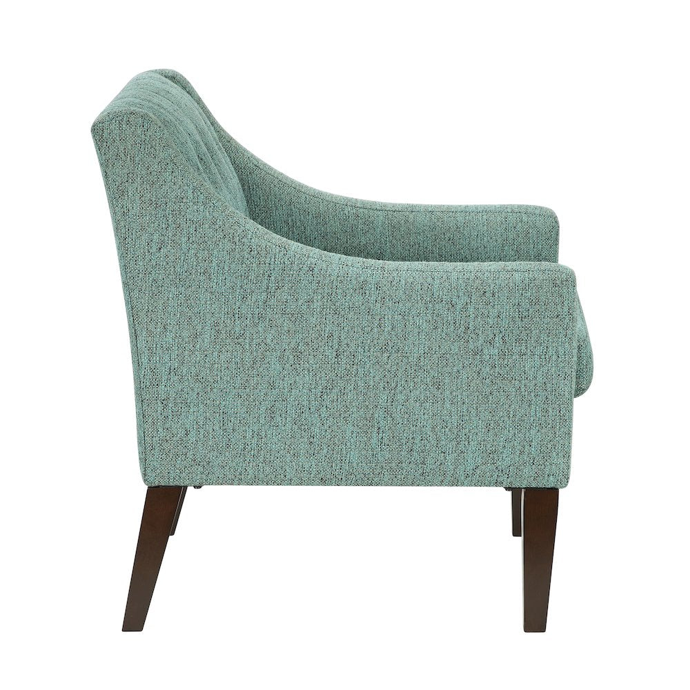 Knox Textured Accent Chair in Green