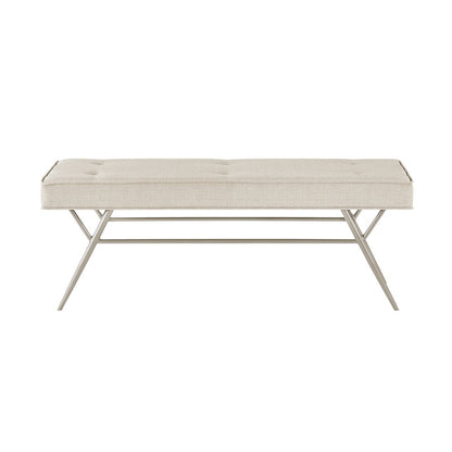 Warren Textured Bench in Beige
