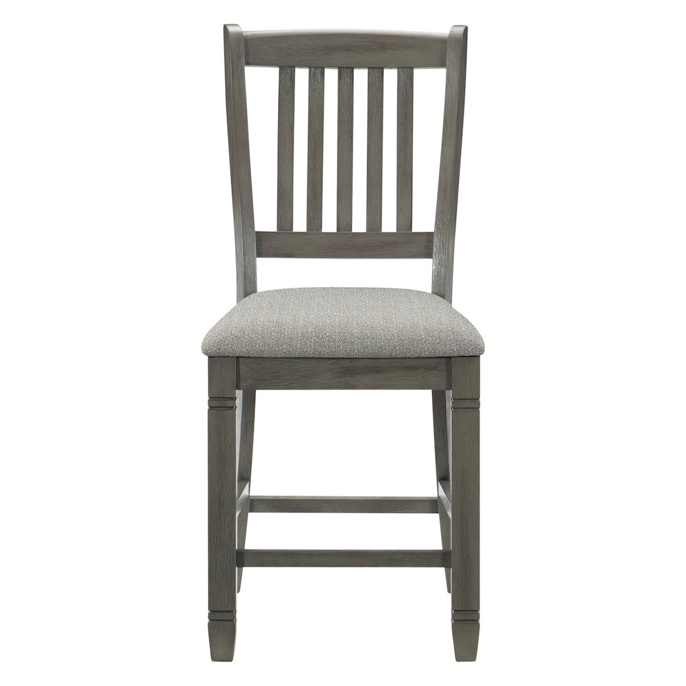 Granby Textured Counter Height Dining Chair, set of 2 in Gray