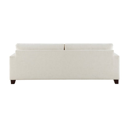 Zeke Textured Sofa in Ivory