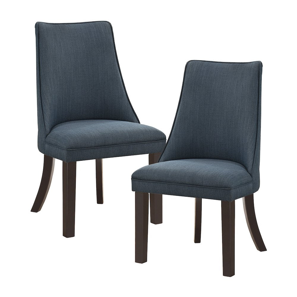 Paulson Textured Dining Room Side Chair, set of 2 in Blue gray