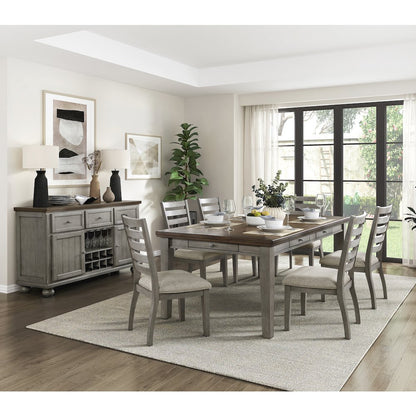 Tigard Textured Dining Room Side Chair, set of 2 in Beige