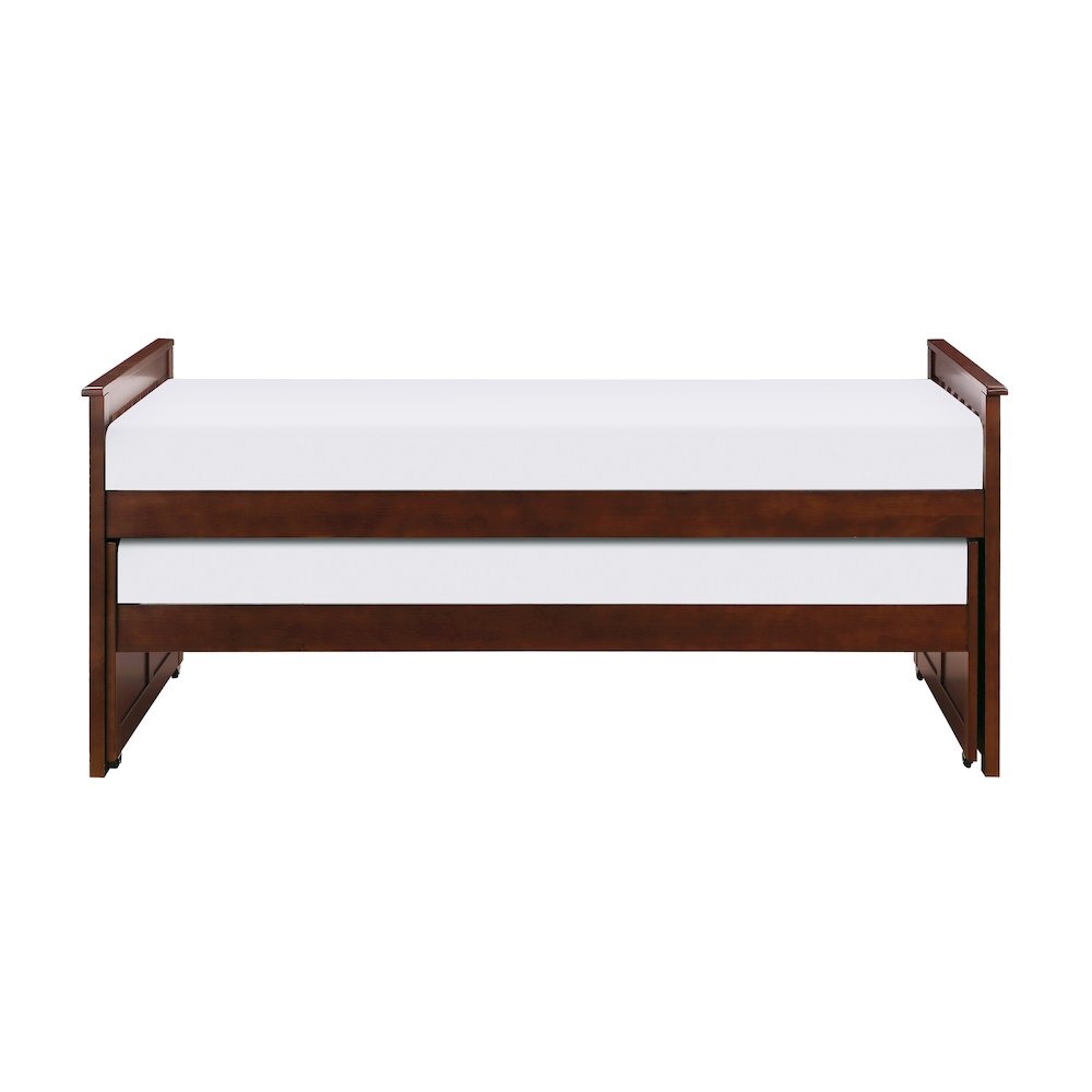Rowe Pine Twin/Twin Bed in Dark Cherry