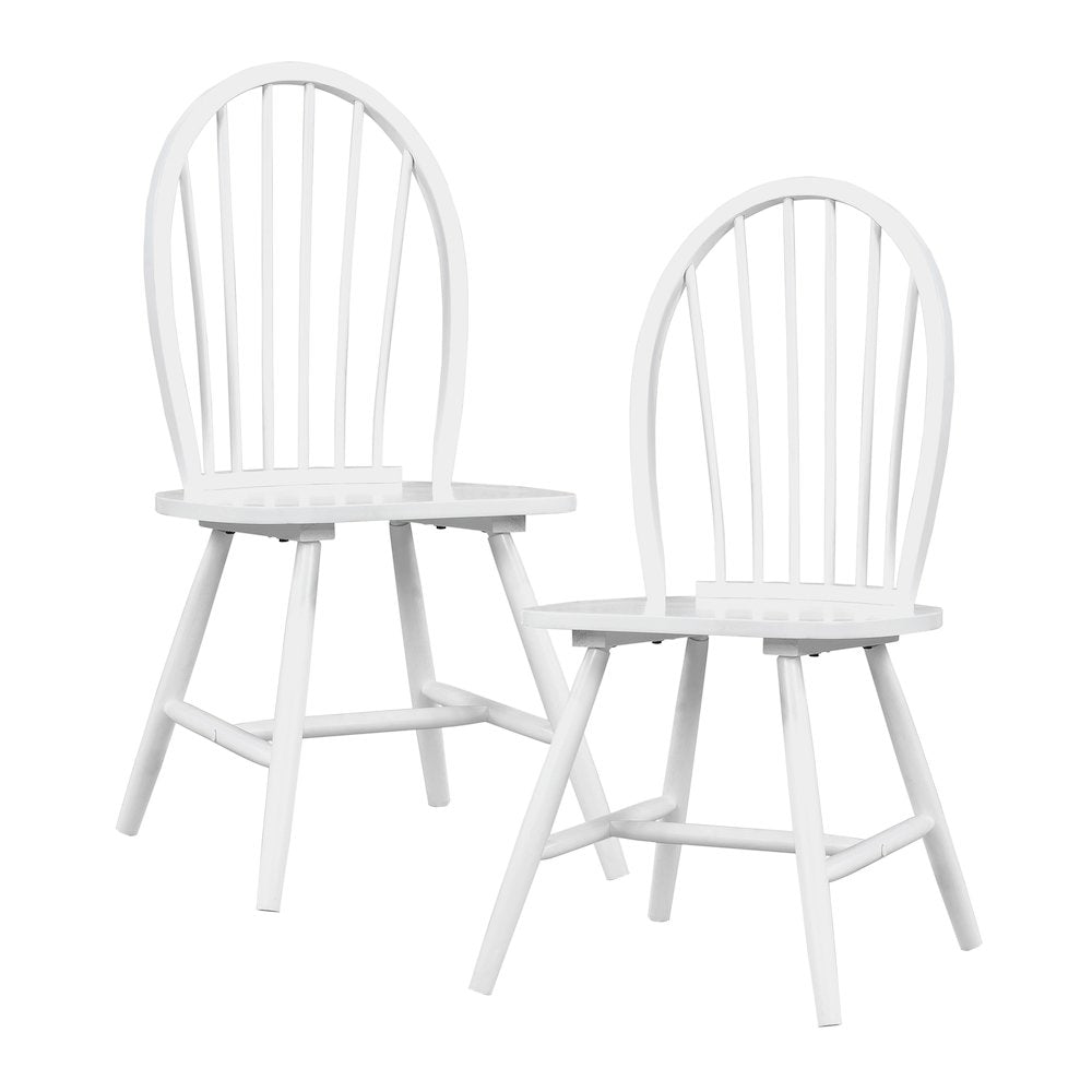Shelby Wood Dining Room Side Chair, set of 2 in White
