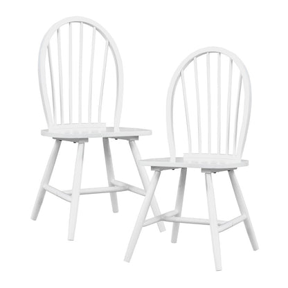 Shelby Wood Dining Room Side Chair, set of 2 in White