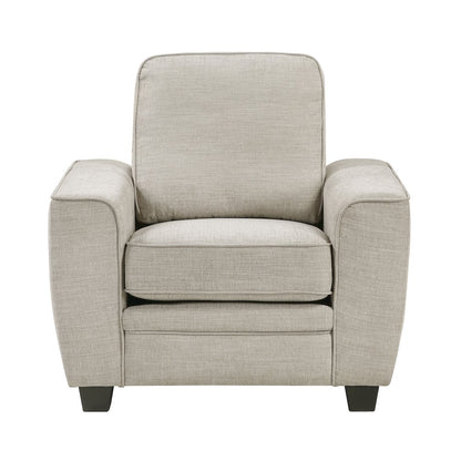 Zander Chenille Chair in Taupe