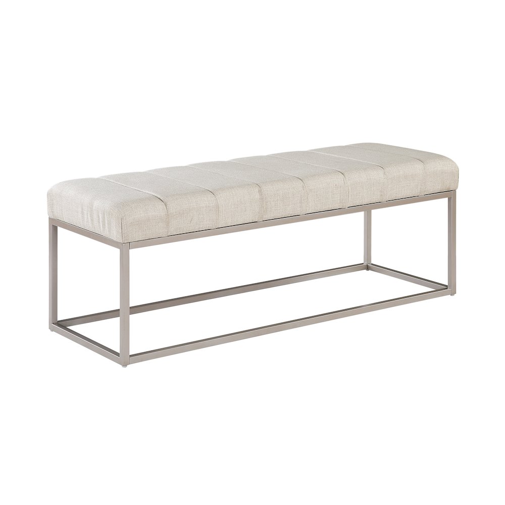 Wendell Textured Bench in Beige