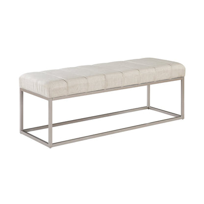 Wendell Textured Bench in Beige