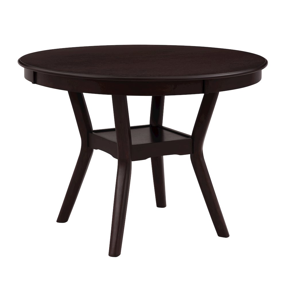 Shankmen Asian Hardwood 5-Piece Pack Dinette Set in Espresso