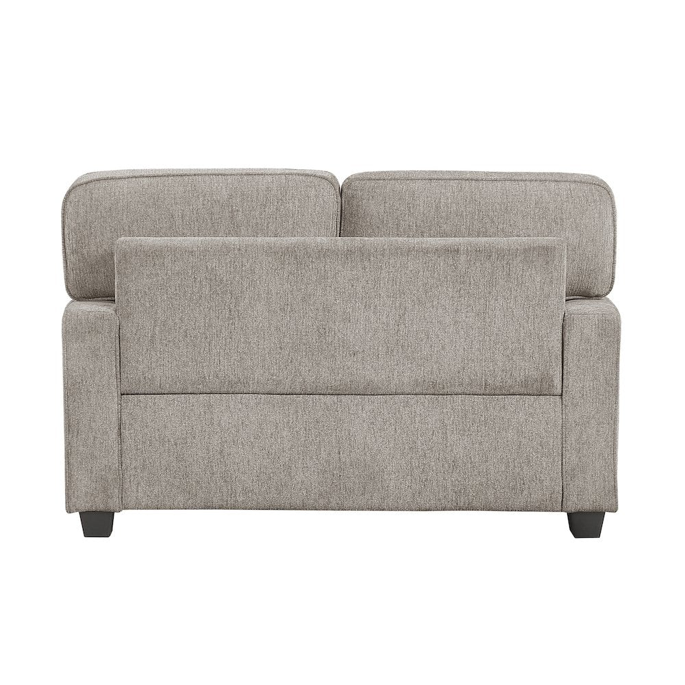 Frances Chenille 2pc Set: Sofa, Love in Taupe