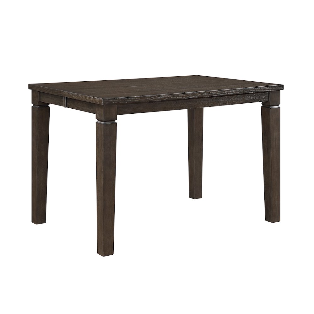 Victoria Asian Hardwood 7pcs Counter Height Dining Set in Dark Espresso