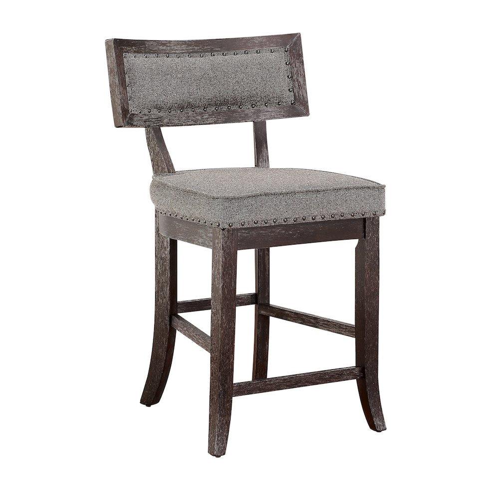 Oxton Wood Counter Height Dining Chair, set of 2 in Baltimoe espesso