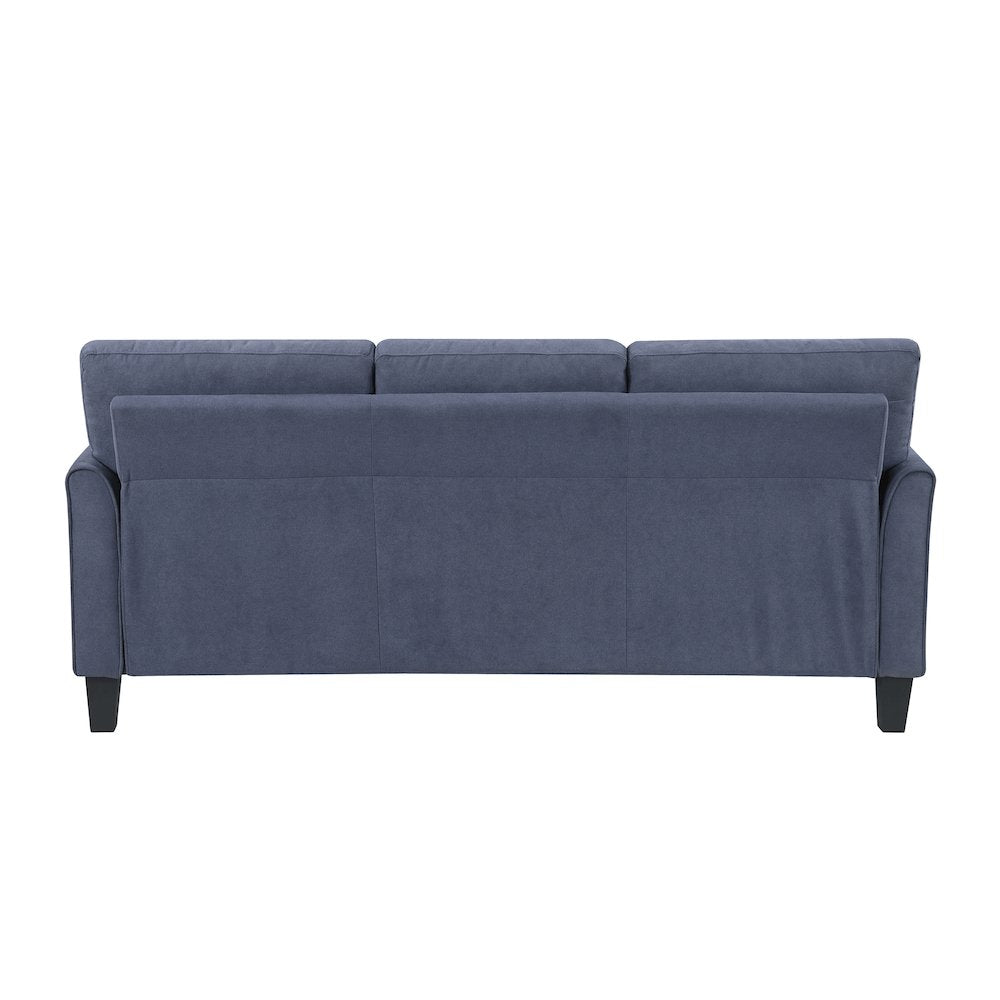 Aliana Textured Sofa in Blue