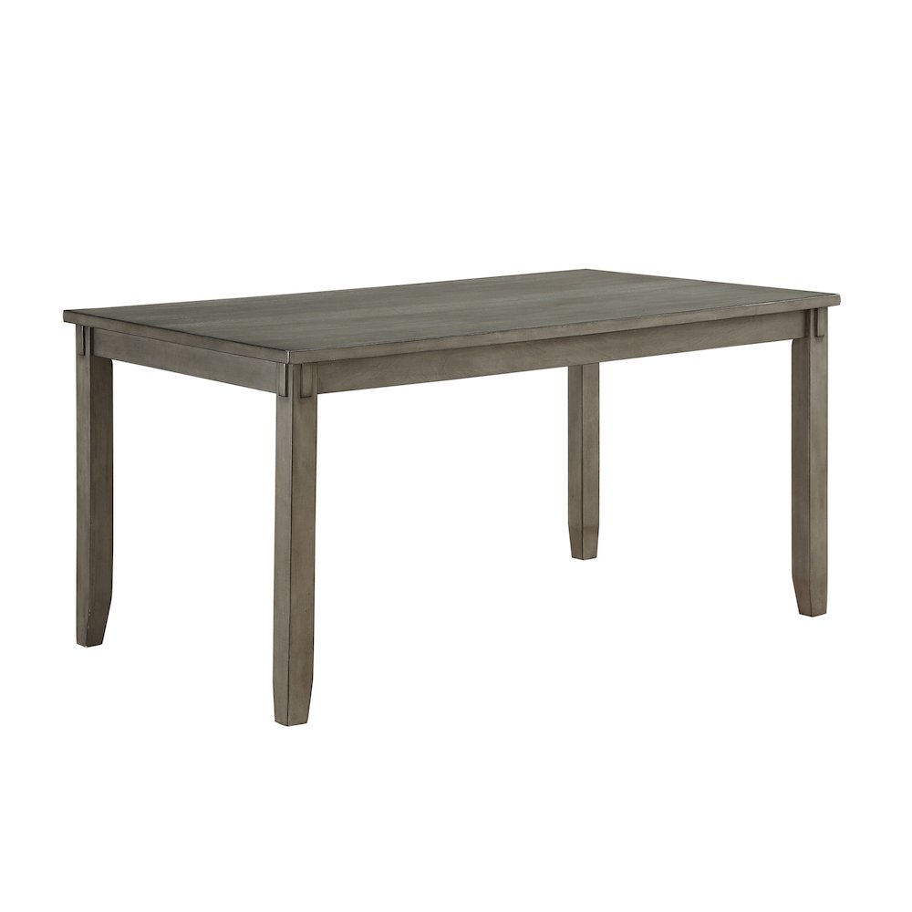 Holders Asian Hardwood 6-Piece Pack Dinette Set in Gray