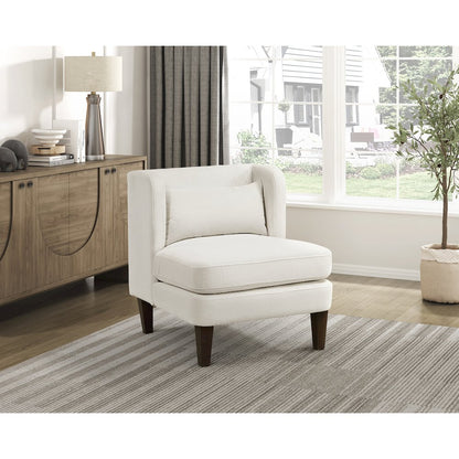 Forrester Corduroy Accent Chair in Beige