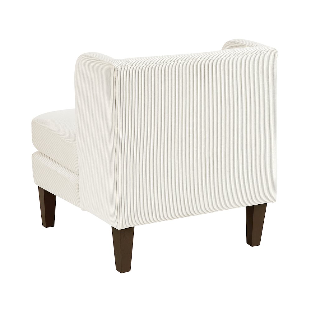 Forrester Corduroy Accent Chair in Beige