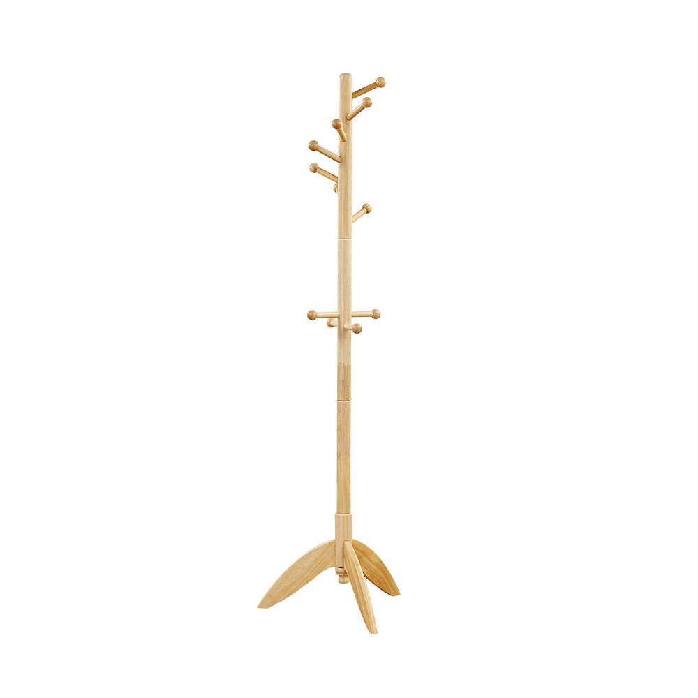 Moe Rubberwood Coat Rack in Natural