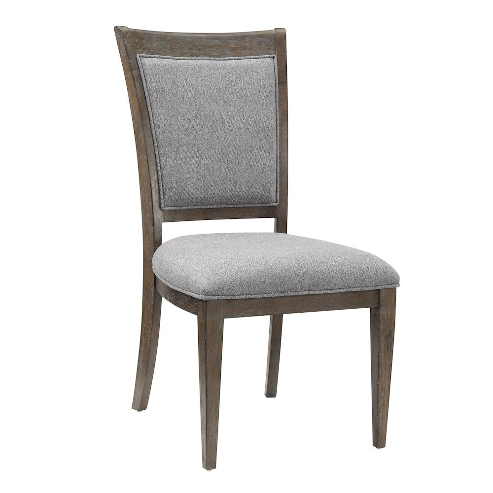 Sarasota Textured Dining Room Side Chair, set of 2 in Gray