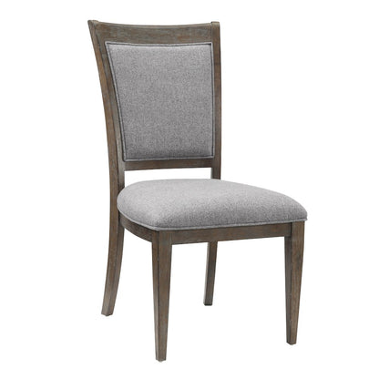 Sarasota Textured Dining Room Side Chair, set of 2 in Gray