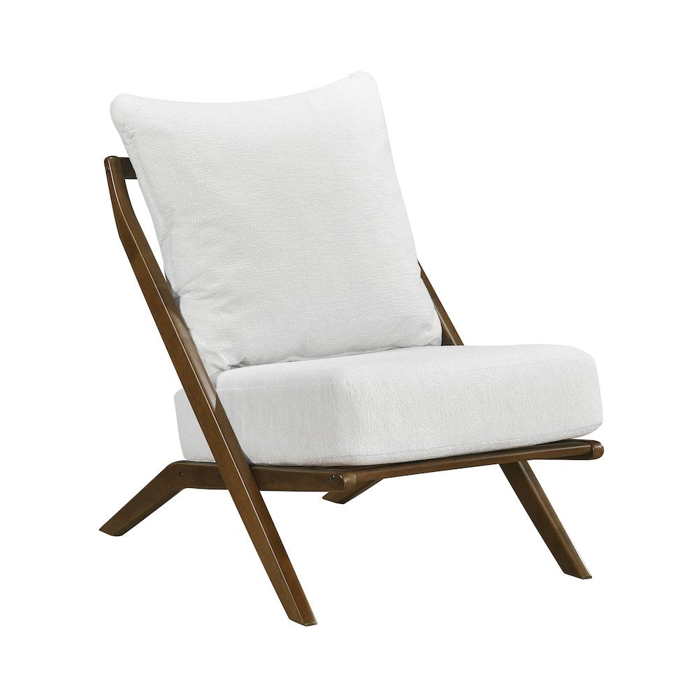 Audrey Chenille Accent Chair in Beige