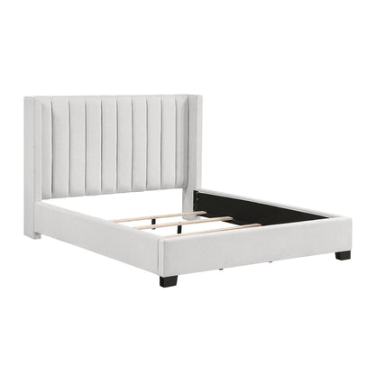 Emerson Textured Queen Bed in a Box in Beige