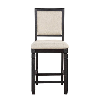 Asher Textured Counter Height Chair, set of 2 in Beige