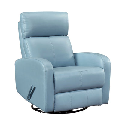 Sorrento Leather Swivel Glider Reclining Chair in Mocha